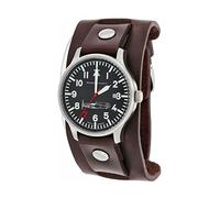 Aristo Herren Messerschmitt Uhr Fliegeruhr Unterlederband 'Rote 7' Ref. 109-42R7