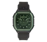 Quarzuhr ADIDAS ORIGINALS "City Tech Six", grün (schwarz), Armbanduhren, Herren, Quarzuhr, Armbanduhr, Herrenuhr, digital, Monat, Tag, Wochentag (91152853-0) schwarz