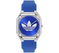 Quarzuhr ADIDAS ORIGINALS "CITY TECH THIN", blau, Armbanduhren, Damen, Quarzuhr, Armbanduhr,Herrenuhr,Damenuhr,Silikonarmband,wasserabweisend bis 5 bar (62143904-0) blau