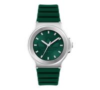 Quarzuhr ADIDAS ORIGINALS "EXPRESSION THREE", grün, Armbanduhren, Damen, Quarzuhr, Armbanduhr, Herrenuhr, Damenuhr, Silikonarmband, Leuchtzeiger (95169021-0) grün