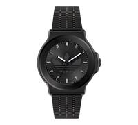 Quarzuhr ADIDAS ORIGINALS "EXPRESSION THREE", schwarz, Armbanduhren, Damen, Quarzuhr, Armbanduhr, Herrenuhr, Damenuhr, Edelstahlarmband, Leuchtzeiger (64402212-0) schwarz