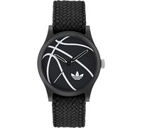 Quarzuhr ADIDAS ORIGINALS "GAME ONE", schwarz, Armbanduhren, Damen, Quarzuhr, Armbanduhr, Herrenuhr, Damenuhr,Nylonarmband,wasserabweisend bis 5 bar (56845247-0) schwarz