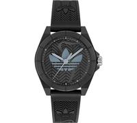 Quarzuhr ADIDAS ORIGINALS "PROJECT FOUR", schwarz, Armbanduhren, Damen, Quarzuhr, Armbanduhr, Herrenuhr, Damenuhr,Resinarmband,wasserabweisend bis 5 bar (30506250-0) schwarz