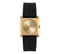 Quarzuhr ADIDAS ORIGINALS "RETRO POP FOUR", gold (schwarz), Armbanduhren, Herren, Quarzuhr, Armbanduhr, Damenuhr, Herrenuhr, Silikonarmband, analog (38912247-0) schwarz