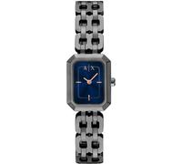 Quarzuhr ARMANI EXCHANGE, anthrazit, Armbanduhren, Damen, Quarzuhr, Armbanduhr, Damenuhr, Edelstahlarmband, analog (69207505-0) anthrazit