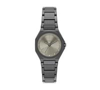Quarzuhr ARMANI EXCHANGE, anthrazit, grau, Armbanduhren, Damen, Quarzuhr, Armbanduhr, Damenuhr, Edelstahlarmband, analog, Glassteine (70837442-0) anthrazit, grau