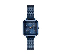 Quarzuhr ARMANI EXCHANGE, blau (dunkelblau, blau), Armbanduhren, Damen, Quarzuhr, Armbanduhr, Damenuhr, Edelstahlarmband, analog (68002450-0) dunkelblau, blau