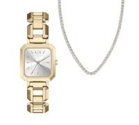 Quarzuhr ARMANI EXCHANGE, gold (gelbgoldfarben), Armbanduhren, Damen, Quarzuhr, Armbanduhr, Damenuhr, Edelstahlarmband, Ideal auch als Geschenk (83541551-0) gelbgoldfarben