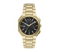 Armani Exchange Herrenuhr Edelstahl gold Herren