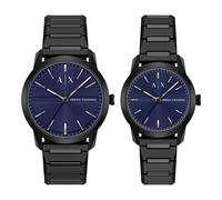 Quarzuhr ARMANI EXCHANGE, schwarz, Armbanduhren, Herren, Quarzuhr, Armbanduhr, Damenuhr, Herrenuhr, Edelstahlarmband (79814139-0) schwarz