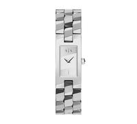 Quarzuhr ARMANI EXCHANGE, silber (edelstahlfarben), Armbanduhren, Damen, Quarzuhr, Armbanduhr, Edelstahlarmband, analog (39541831-0) edelstahlfarben
