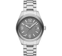 Quarzuhr ARMANI EXCHANGE, silber (silberfarben), Armbanduhren, Damen, Armbanduhr, Damenuhr, Herrenuhr, Edelstahlarmband, analog, Tag (82894214-0) silberfarben