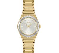 Quarzuhr BOSS "CANDOR LADIES SPORT", gold (goldfarben), Armbanduhren, Damen, Quarzuhr, Armbanduhr, Damenuhr, Edelstahlarmband, analog, Glassteine (29013605-0)