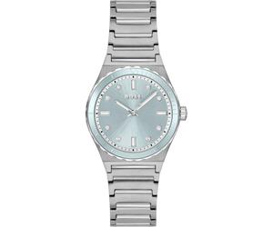 Quarzuhr BOSS "CANDOR LADIES SPORT", silber (silberfarben), Armbanduhren, Damen, Quarzuhr, Armbanduhr, Damenuhr, Edelstahlarmband, analog, Glassteine (87527633-0) silberfarben