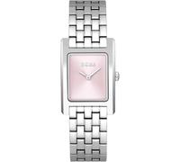 Quarzuhr BOSS "LUCY", silber (silberfarben), Armbanduhren, Damen, Quarzuhr, Armbanduhr, Damenuhr, Edelstahlarmband, analog (73443266-0) silberfarben