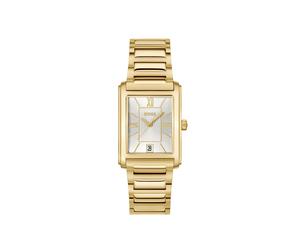 Quarzuhr BOSS "PRINCIPLE DRESS", goldfarben, Armbanduhren, Damen, Quarzuhr, Armbanduhr, Damenuhr, Herrenuhr, Edelstahlarmband, analog, Tag (22748306-0) goldfarben