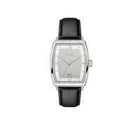 Quarzuhr BOSS "PRINCIPLE", schwarz, Armbanduhren, Herren, Quarzuhr, Armbanduhr, Herrenuhr, Lederarmband, analog, Tag (53405438-0) schwarz