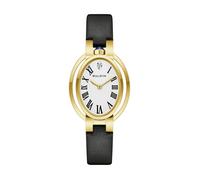 Quarzuhr BULOVA "Lunar Pilot Timascus", schwarz, weiß, Armbanduhren, Damen, Quarzuhr, Armbanduhr, Damenuhr, Lederarmband, analog, Diamant (93643741-0)