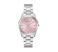 Bulova Damen-Armbanduhr Surveyor 96L348, Quarz, rosafarben, Edelstahlarmband