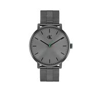 Quarzuhr CALVIN KLEIN "CK REAL", grau, anthrazit, Armbanduhren, Herren, Quarzuhr, Armbanduhr, Herrenuhr, Edelstahlarmband, analog (67432158-0) grau, anthrazit