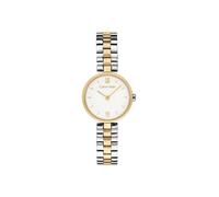Quarzuhr CALVIN KLEIN "GLEAM", gold (silberfarben, goldfarben), Armbanduhren, Damen, Quarzuhr, Armbanduhr, Damenuhr, Edelstahlarmband, analog (53599627-0) silberfarben, goldfarben