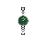 Quarzuhr CALVIN KLEIN "GLEAM", grün (silberfarben), Armbanduhren, Damen, Quarzuhr, Armbanduhr, Damenuhr, Edelstahlarmband, analog (12723805-0) silberfarben