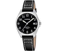 Quarzuhr CALYPSO WATCHES "Basic", schwarz, Armbanduhren, Damen, Quarzuhr, Armbanduhr, Damenuhr, Lederarmband, analog, Tag (70916359-0)