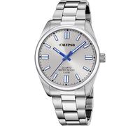 Quarzuhr CALYPSO WATCHES "Basic", silber (silberfarben, silberfarben), Armbanduhren, Herren, Armbanduhr, Herrenuhr, Edelstahlarmband, analog (29879607-0) silberfarben, silberfarben