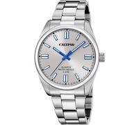 Quarzuhr CALYPSO WATCHES "Basic", silber (silberfarben, silberfarben), Armbanduhren, Herren, Quarzuhr, Armbanduhr, Herrenuhr, Edelstahlarmband, analog (29879607-0) silberfarben, silberfarben