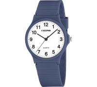 Quarzuhr CALYPSO WATCHES "Easy Time", blau, Armbanduhren, Damen, Quarzuhr, Armbanduhr, Damenuhr, Silikonarmband, analog (72683857-0) blau