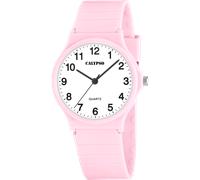 Quarzuhr CALYPSO WATCHES "Easy Time", rosa, Armbanduhren, Damen, Quarzuhr, Armbanduhr, Damenuhr, Silikonarmband, analog (47109052-0) rosa