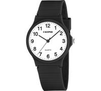 Quarzuhr CALYPSO WATCHES "Easy Time", schwarz, Armbanduhren, Damen, Quarzuhr, Armbanduhr, Damenuhr, Silikonarmband, analog (94759358-0) schwarz