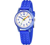 Quarzuhr CALYPSO WATCHES "Junior Collection", blau, Armbanduhren, Kinder, Quarzuhr, Armbanduhr, Silikonarmband, analog (90962021-0) blau