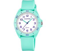 Quarzuhr CALYPSO WATCHES "Junior Collection", blau (türkis), Armbanduhren, Kinder, Quarzuhr, Armbanduhr, Kinderuhr, bis 10 bar wasserdicht, ideal als Geschenk (41390105-0) türkis
