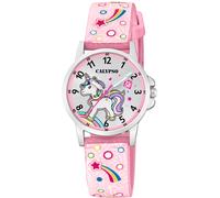 Quarzuhr CALYPSO WATCHES "Junior Collection", bunt, Armbanduhren, Damen, Quarzuhr, Armbanduhr, Kinderuhr, Mädchen, Einhorn, Regenbogen, Geschenkidee (38372738-0)