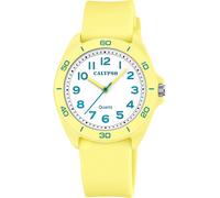 Quarzuhr CALYPSO WATCHES "Junior Collection", gelb, Armbanduhren, Jungen, Quarzuhr, Armbanduhr, Kinderuhr, bis 10 bar wasserdicht, ideal als Geschenk (57168566-0)