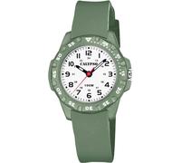 Quarzuhr CALYPSO WATCHES "Junior Collection", grün (olivgrün), Armbanduhren, Jungen, Quarzuhr, Armbanduhr, Kinderuhr, bis 10 bar wasserdicht, ideal als Geschenk (66876723-0)