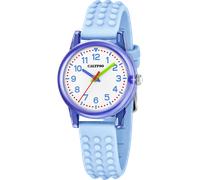 Quarzuhr CALYPSO WATCHES "Junior Collection", hellblau, Armbanduhren, Kinder, Quarzuhr, Armbanduhr, Silikonarmband, analog (13207467-0) hellblau