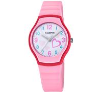 Quarzuhr CALYPSO WATCHES "Junior Collection", rosa, Armbanduhren, Kinder, Quarzuhr, Armbanduhr, Kinder, Herzmotiv, Geschenkidee, Geburtstag, Schulanfang (16014658-0) rosa