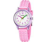 Quarzuhr CALYPSO WATCHES "Junior Collection", rosa, Armbanduhren, Kinder, Quarzuhr, Armbanduhr, Silikonarmband, analog (78869743-0) rosa