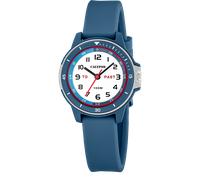Quarzuhr CALYPSO WATCHES "My First Watch", blau (dunkelblau, weiß, blau, rot), Armbanduhren, Kinder, Quarzuhr, Armbanduhr, Silikonarmband, analog (58078451-0) dunkelblau, weiß, blau, rot