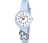 Quarzuhr CALYPSO WATCHES "My First Watch", blau (hellblau), Armbanduhren, Damen, Quarzuhr, Armbanduhr, Kinderuhr, Mädchen, analog, Einhorn (40070338-0)