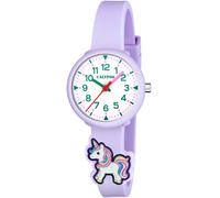 Quarzuhr CALYPSO WATCHES "My First Watch", lila (helllila), Armbanduhren, Damen, Quarzuhr, Armbanduhr, Kinderuhr, Mädchen, analog, Einhorn (76264012-0)