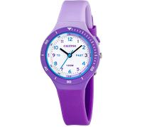 Quarzuhr CALYPSO WATCHES "My First Watch", lila (lila, helllila, weiß, lila, blau), Armbanduhren, Kinder, Quarzuhr, Armbanduhr, Silikonarmband, analog (92680535-0) lila, helllila, weiß, lila, blau