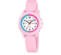 Quarzuhr CALYPSO WATCHES "My First Watch", rosa (rosa, weiß, blau, pink), Armbanduhren, Kinder, Quarzuhr, Armbanduhr, Silikonarmband, analog (87289930-0) rosa, weiß, blau, pink