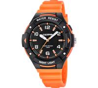 Quarzuhr CALYPSO WATCHES "Street Style", orange, schwarz, Armbanduhren, Herren, Quarzuhr, Armbanduhr, Herrenuhr, Silikonarmband, analog, Beleuchtung (64323329-0) orange, schwarz