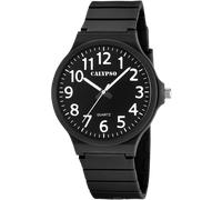 Quarzuhr CALYPSO WATCHES "Street Style", schwarz, schwarz, schwarz, Armbanduhren, Herren, Quarzuhr, Armbanduhr, Herrenuhr, Silikonarmband, analog (20563228-0) schwarz, schwarz, schwarz