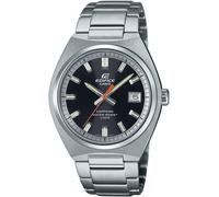 Quarzuhr CASIO EDIFICE, schwarz (schwarz, edelstahlfarben), Armbanduhren, Herren, Quarzuhr, Armbanduhr, Herrenuhr, Edelstahlarmband, analog, Tag, Neo-Display (66574965-0) schwarz, edelstahlfarben