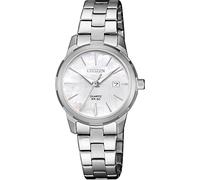 Citizen Damenuhr EU6070-51D Elegance – Quarz – Edelstahlarmband – Perlmutt, silberfarben, Datum