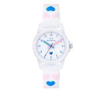 Quarzuhr COOL TIME "CT x by Graziela", weiß, rosa, blau, Armbanduhren, Kinder, Quarzuhr, Armbanduhr, Silikonarmband, Kinderuhr, Mädchen, analog (43244534-0) weiß, rosa, blau